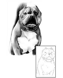 Dog Tattoo Max Pitbull Tattoo
