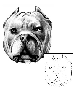 Dog Tattoo Chaser Pit Bull Tattoo