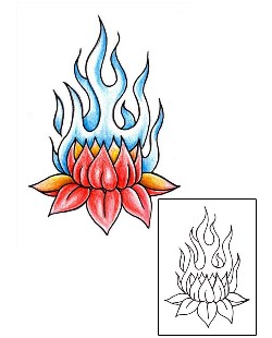 Lotus Tattoo Plant Life tattoo | RSF-00018