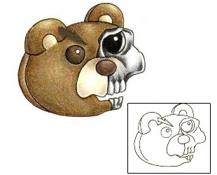 Bear Tattoo Horror tattoo | RSF-00052