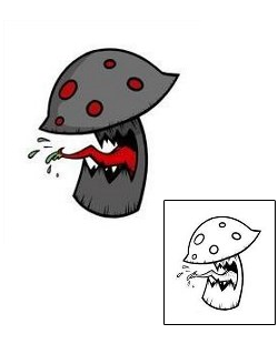 Picture of Evil Mushroom Tattoo