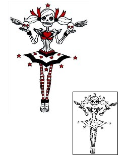 Skeleton Tattoo Horror tattoo | RTF-00163