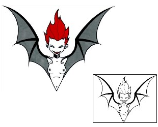 Bat Tattoo Horror tattoo | RTF-00176