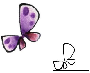 Butterfly Tattoo For Women tattoo | RVF-00025