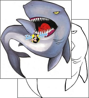 Sea Creature Tattoo marine-life-shark-tattoos-rene-chavira-rvf-00068