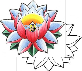 Flower Tattoo plant-life-flowers-tattoos-rene-chavira-rvf-00089