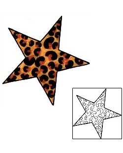 Animal Tattoo Leopard Star Tattoo