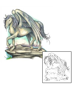 Horse Tattoo Mythology tattoo | S1F-00049