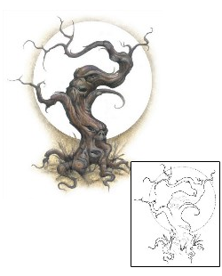 Tree Tattoo Plant Life tattoo | S1F-00168