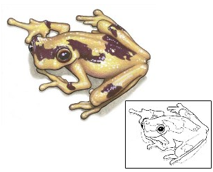 Frog Tattoo Reptiles & Amphibians tattoo | S1F-00192