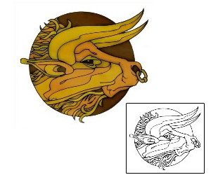 Taurus Tattoo Zodiac tattoo | S3F-00222