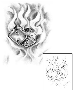 Fire – Flames Tattoo Miscellaneous tattoo | S4F-00037
