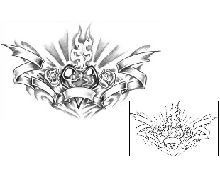 Sacred Heart Tattoo Religious & Spiritual tattoo | S4F-00070