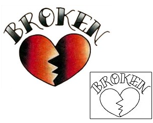 Broken Heart Tattoo Broken Tattoo