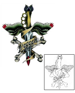 Crossbones Tattoo Tattoo Styles tattoo | S7F-00022