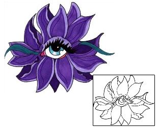 Flower Tattoo Plant Life tattoo | S9F-00007