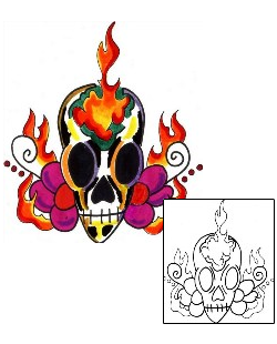 Day of the Dead Tattoo Ethnic tattoo | S9F-00053