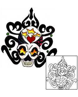 Day of the Dead Tattoo Ethnic tattoo | S9F-00056