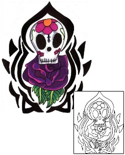 Day of the Dead Tattoo Plant Life tattoo | S9F-00100