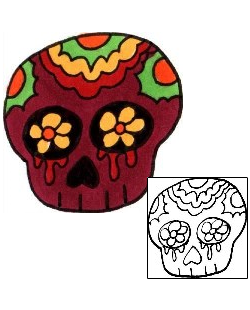 Day of the Dead Tattoo Ethnic tattoo | S9F-00129