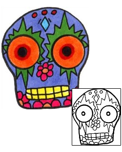 Day of the Dead Tattoo Ethnic tattoo | S9F-00133