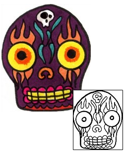 Day of the Dead Tattoo Ethnic tattoo | S9F-00142