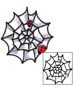 Spider Web Tattoo Insects tattoo | S9F-00176