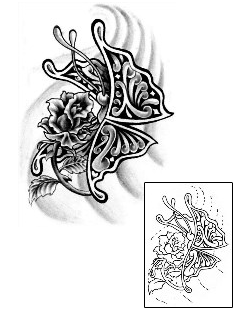 Rose Tattoo Plant Life tattoo | SAF-00024
