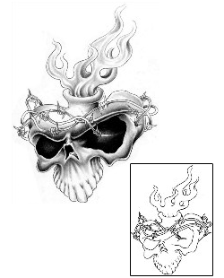 Skull Tattoo Miscellaneous tattoo | SAF-00102