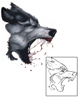 Wolf Tattoo Animal tattoo | SBF-00071