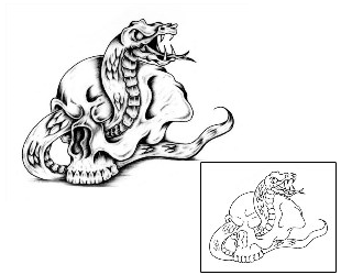 Snake Tattoo Horror tattoo | SCF-00035