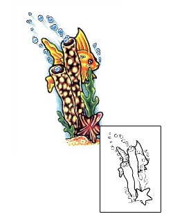 Starfish Tattoo Marine Life tattoo | SCF-00073