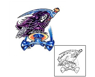 Reaper Tattoo Horror tattoo | SCF-00076