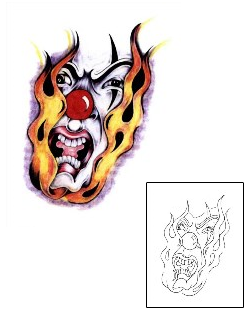 Clown Tattoo Miscellaneous tattoo | SCF-00101