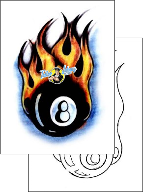 Fire – Flames Tattoo miscellaneous-fire-tattoos-sacred-clown-scf-00106