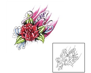 Rose Tattoo Miscellaneous tattoo | SCF-00122