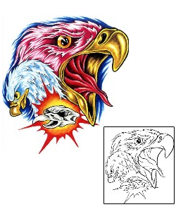 Eagle Tattoo Animal tattoo | SCF-00253