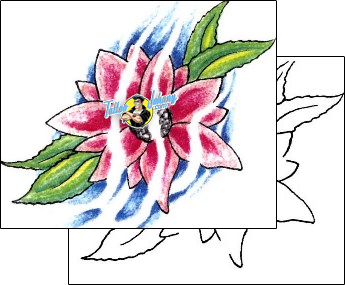 Flower Tattoo plant-life-flowers-tattoos-sacred-clown-scf-00359