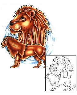 Lion Tattoo Animal tattoo | SCF-00444