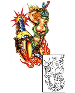 Fire – Flames Tattoo Miscellaneous tattoo | SCF-00495