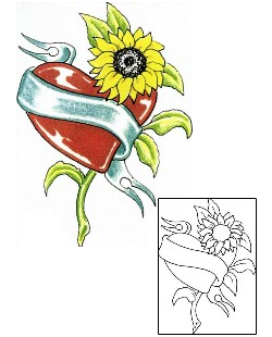 Sunflower Tattoo For Women tattoo | SCF-00614
