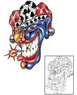 Joker - Jester Tattoo Mythology tattoo | SCF-00672