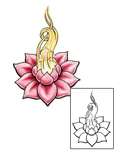 Flower Tattoo Plant Life tattoo | SEF-00027