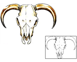 Bull Tattoo Horror tattoo | SEF-00119