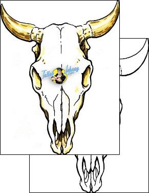 Bull Tattoo animal-bull-tattoos-sean-wyett-sef-00122