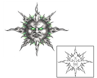 Sun Tattoo Astronomy tattoo | SFF-00009