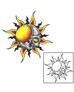 Sun Tattoo Astronomy tattoo | SFF-00010