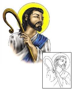 Jesus Tattoo Religious & Spiritual tattoo | SFF-00014