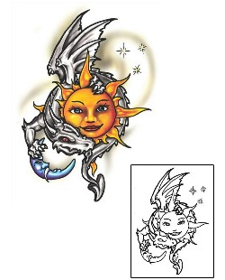 Moon Tattoo Mythology tattoo | SFF-00075