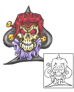 Joker - Jester Tattoo Mythology tattoo | SFF-00114